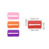 uxcell Watch Band Strap Loops, 16mm Width Rubber Fastener Loop Silicone Watch Holder Retainer for Watch Band 4 Color 8 Pcs view 2
