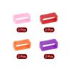 uxcell Watch Band Strap Loops, 16mm Width Rubber Fastener Loop Silicone Watch Holder Retainer for Watch Band 4 Color 8 Pcs view 3