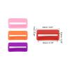 uxcell Watch Band Strap Loops, 20mm Width Rubber Fastener Loop Silicone Watch Holder Retainer for Watch Band 4 Color 8 Pcs view 2