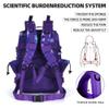 Lovelinks21 45L Tactical Assault Backpack 3 day assault pack with Molle Waterproof backpack Rucksack for Tactical Backpacks (Purple Camo) view 4