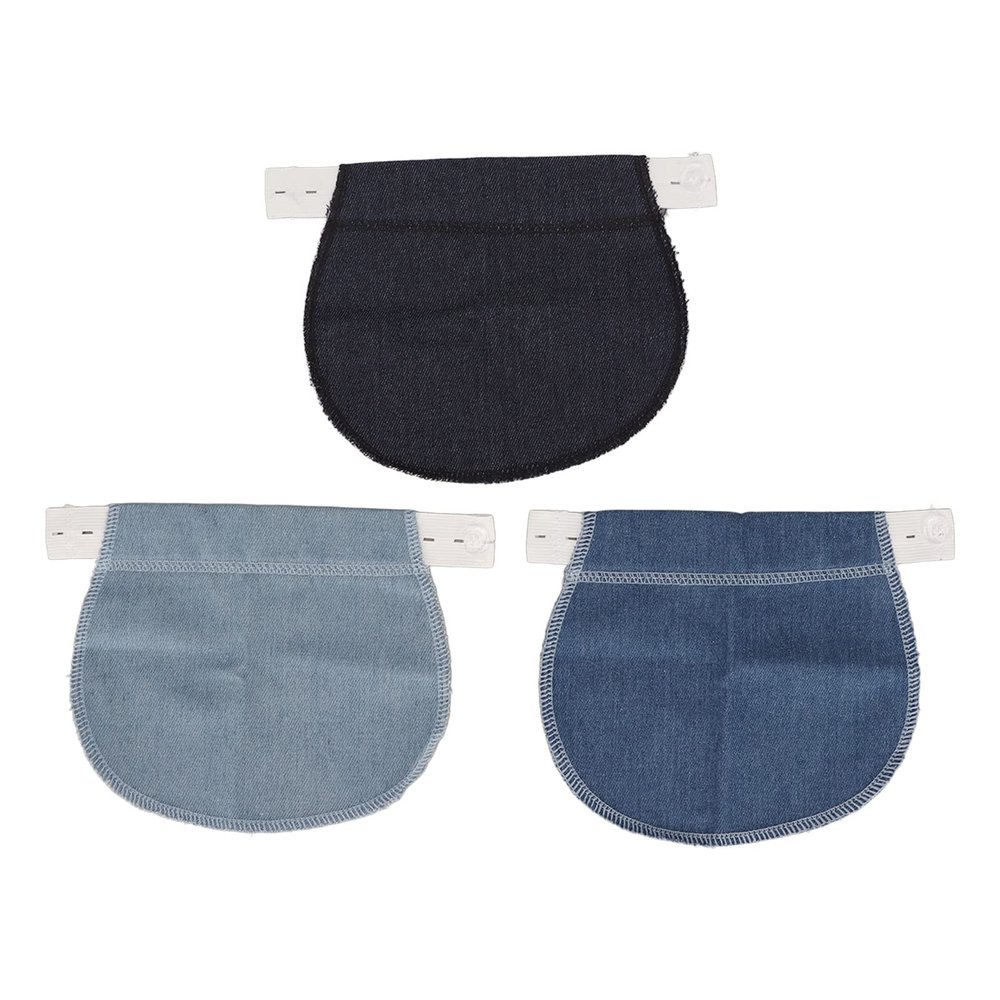 Yosoo Maternity Pants Extender, 3Pcs Professional Maternity Pants Extender Portable Adjustable Soft Elastic Maternity Belt Extender Extender Clothes