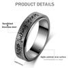 LuckyAmor Fidget Rings Women for Anxiety Rings:Stainless Steel Fidget Rings for Men Spinner Ring Personalized Inspirational Fidget Ring for Anxiety Rings view 2