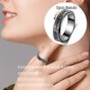 LuckyAmor Fidget Rings Women for Anxiety Rings:Stainless Steel Fidget Rings for Men Spinner Ring Personalized Inspirational Fidget Ring for Anxiety Rings view 4