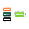 uxcell Watch Band Strap Loops, 18mm Width Rubber Fastener Rings Silicone Watch Holder Retainers for Watch Band 4 Color 8 Pcs view 2