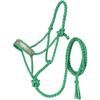 Coolhorse Tough 1 Cactus Printed Green Mule Tape Halter with 10' Lead Rope view 1
