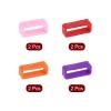uxcell Watch Band Strap Loops, 18mm Width Rubber Fastener Loop Silicone Watch Holder Retainer for Watch Band 4 Color 8 Pcs view 3