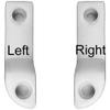 DeckMate 7" Left Pontoon Boat Seat Arm (White) view 2