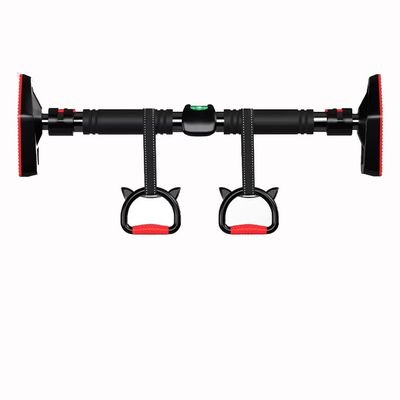 BCPPO Chin Up Bar Adjustable Door Frame Pull-up Bar, Adult Teen Kids Exercise Fitness Horizontal Bar, with Lifting Ring, Safe Load 300kg (Size : 96-130CM)