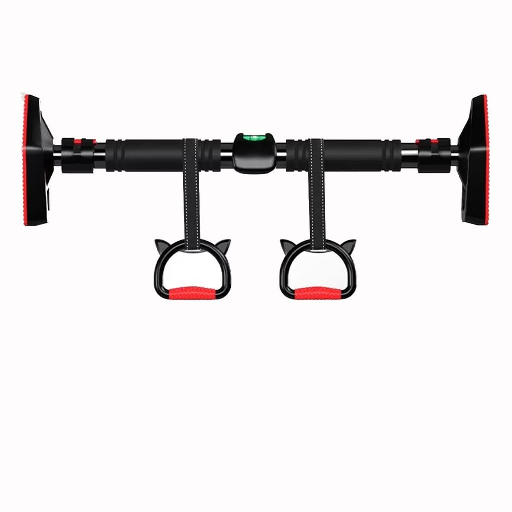 BCPPO Chin Up Bar Adjustable Door Frame Pull-up Bar, Adult Teen Kids Exercise Fitness Horizontal Bar, with Lifting Ring, Safe Load 300kg (Size : 96-130CM)