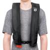 BLUESTORM Cirro 26 Automatic/Manual Inflatable Life Jacket PFD for Adults (Apex Black) | US Coast Guard (USCG) Approved Self Inflating Life Vest Preserver view 3