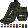 APEXUP 10lbs/Pair Adjustable Ankle Weights for Women and Men, Modularized Leg Weight Straps for Yoga, Walking, Running, Aerobics, Gym, Physical Therapy (Green) view 1