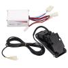 VBESTLIFE Electric Motor Controller Kit, 12V 250W Aluminum Alloy Brushed Speed Controller Accelerator Foot Pedal Set for Electric Scooter Electric Tricycles Motorcycles view 4