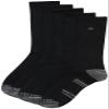Calvin Klein Mens Crew Socks - 5 Pack Moisture-Wicking Cushioned Crew Athletic Socks for Men for Training & Running, Size 7-12, All Black view 4