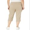 Briggs New York Womens Plus-Size Pull On Capri Pocket Casual Pants, Cobblestone, 22 Plus view 2