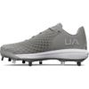 Under Armour Women's Glyde 2.0 MT, (102) Baseball Gray/Baseball Gray/Metallic Silver, 5.5, US view 1