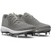 Under Armour Women's Glyde 2.0 MT, (102) Baseball Gray/Baseball Gray/Metallic Silver, 5.5, US view 2