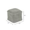Allure - Rich Suede Gray Luxury Earring Box, Elegant Diamond Earring Case, With Gray Velour Interior, Jewelry Display Gift Box, For Unique Proposal, Engagement Or Wedding. view 4