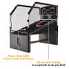 Barrington Billiards Urban Collection Arcade Basketball Game with Electronic Scoring and 7-inch Basketball Set, White view 4