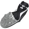 Under Armour Men's Harper 8 Mid RM, (001) Black/Black/Metallic Silver, 10.5, US view 3