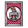 The Fan-Brand NCAA Ohio State Buckeyes: Team Spirit - Mascot - Vertical Framed Mirrored Wall Sign - Sports Team Bar Sign Dcor - Home, Dorm, Garage, Office, Fan Cave view 1