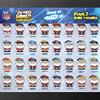 Party Animal Jumbo Santa Squeezy Surprise! One (1) Giant Capsule SqueezyMates NFL Series 1 Figure, Multicolor, 4 inch Tall view 2