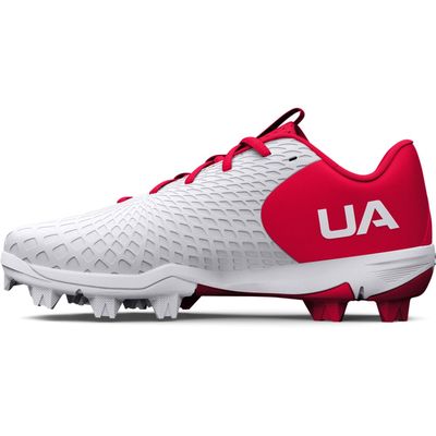 Under Armour Girls' Glyde 2.0 RM JR, (103) White/Red/White, 10, US