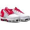 Under Armour Girls' Glyde 2.0 RM JR, (103) White/Red/White, 10, US view 2