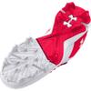 Under Armour Girls' Glyde 2.0 RM JR, (103) White/Red/White, 10, US view 3