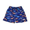Flap Happy Baby Boys' Wesley Swim Trunks | Children's Swim Trunks with Mesh Liner | UPF 50+ Highest Certified UV Sun Protection, Artsy Sharks, 7 view 1