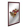 The Fan-Brand NCAA Minnesota Golden Gophers: Mascot - Maroon Edge - Vertical Framed Mirrored Wall Sign - Sports Team Bar Sign Dcor - Home, Dorm, Garage, Office, Fan Cave view 2