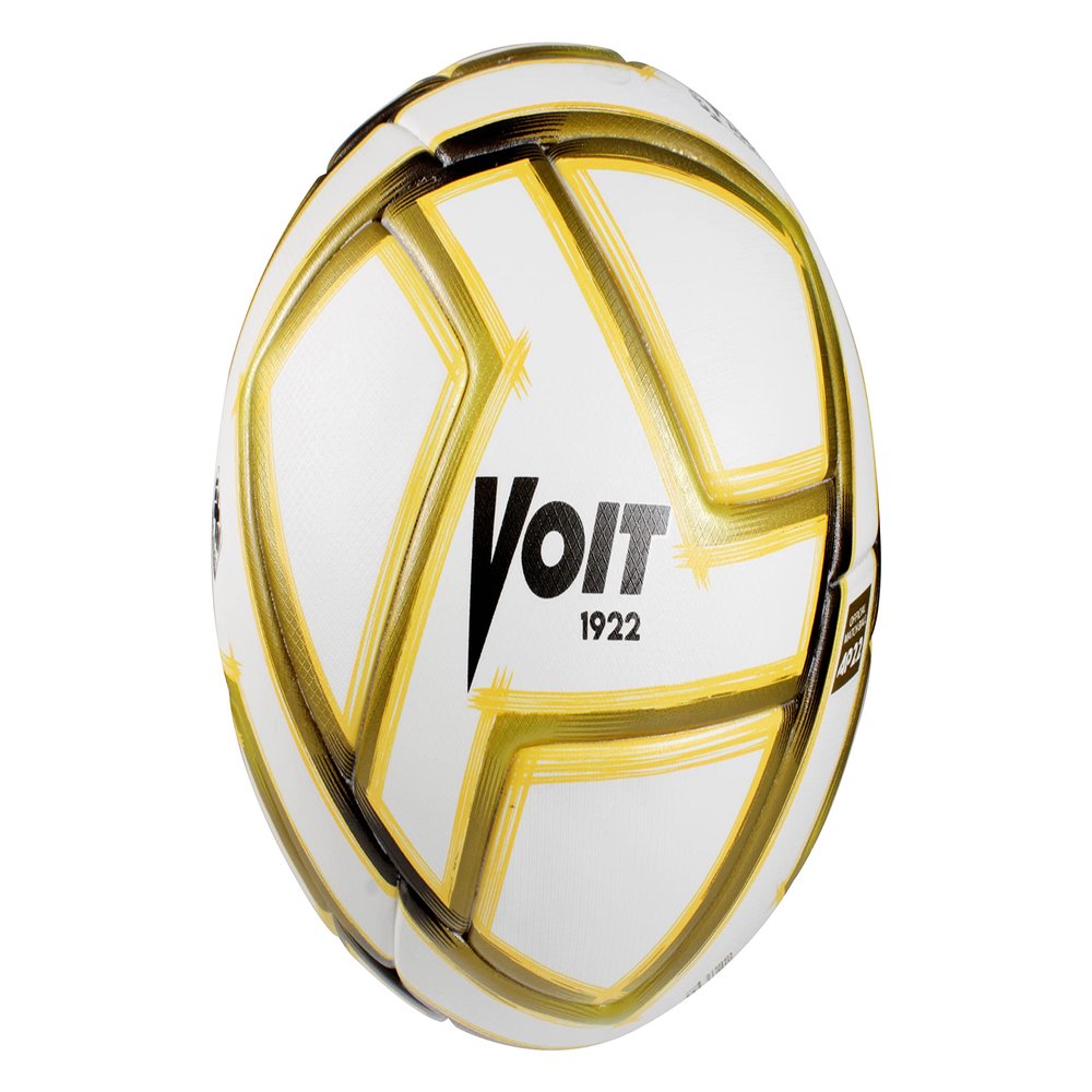 Voit Soccer Ball No. 5, Liga MX Opening FIFA Pro Quality: Designed for use in Professional, White and Gold