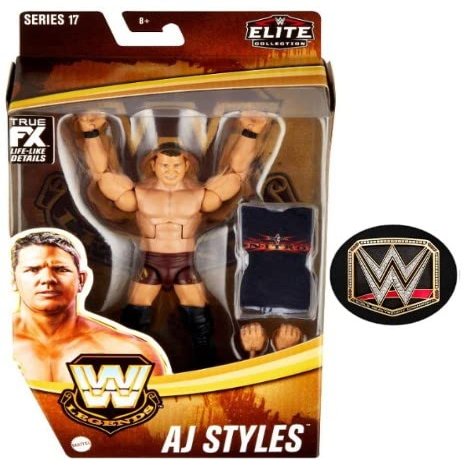 WWE Elite Legends Collection 6-inch Articulated Action Figure Series (Aj Styles)