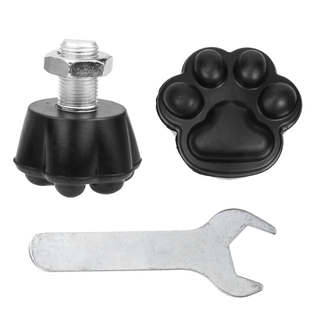INOOMP Small Roller Skate Toe Stops Cat Claw Design Non-Slip Brakes Easy Install for Skates Accessories