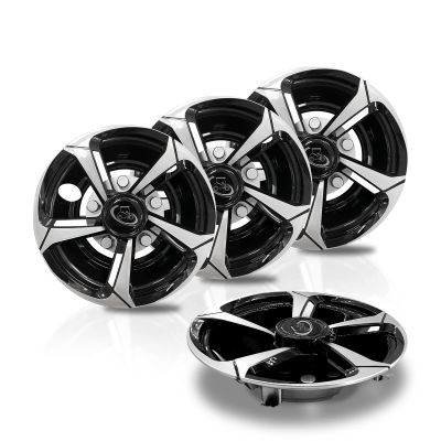 YUWEIDG0769 Golf Cart Wheel Covers Hub Caps for EZGO, Club Car, Yamaha Most Golf Carts- 8 Inch Set of 4, Golf Cart Hub Cap