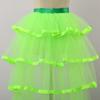 Victorian Steampunk Bustle Skirt 6 Layered Tie-on Belt Tulle Tutu Overskirt view 2