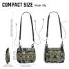 TACTICAL_GEEK Cache L2 EDC Sling Bag, Nylon Crossbody Bag Organizer, EDC Molle Bag, Multifunctional Shoulder Small Bag for Daily Hiking Carry, Camouflage view 3