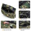 TACTICAL_GEEK Cache L2 EDC Sling Bag, Nylon Crossbody Bag Organizer, EDC Molle Bag, Multifunctional Shoulder Small Bag for Daily Hiking Carry, Camouflage view 4