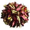 GUIFIER 1 Pair Metallic Cheerleader Pom Poms 6 Inch Cheerleading Poms with Baton Handle, Sparkly Cheerleading Pom Pom, Cheer Pom Poms Pompoms for Cheerleading Girls Kids (Maroon and Gold) view 1