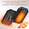 2-Pack Hand Warmers Rechargeable,Portable Electric Hand Warmers Reusable,USB 2 in 1 Handwarmers,Outdoor/Indoor/Working/Studying/Camping/Hunting/Golf/Pain Relief/Games/Warm Gifts for Men Women Kids view 2