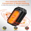 2-Pack Hand Warmers Rechargeable,Portable Electric Hand Warmers Reusable,USB 2 in 1 Handwarmers,Outdoor/Indoor/Working/Studying/Camping/Hunting/Golf/Pain Relief/Games/Warm Gifts for Men Women Kids view 4
