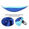 Camping Hammock,Double & Single Portable Hammock with 2 Tree Straps,Lightweight Parachute Nylon Hammocks,Travel Hammock for Hiking,Backpacking,Hunting,Outdoor,Beach,Camping view 3