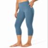 Colorfulkoala Essential Capri Leggings with Pockets 21" Inseam view 2