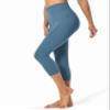 Colorfulkoala Essential Capri Leggings with Pockets 21" Inseam view 3