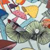 Tops for Women Lapel V Neck Mushroom Print Shirts Summer Cotton Linen Tees Shirts Long Sleeve Button Down Blouses Multicolor view 2