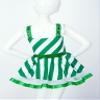 Moggemol Kids Girls Sequins Striped Tutu Dance Dress Figure Skating Dress Christmas Party Candy Cane Costume Aqua 16 view 4