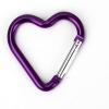 7Carabiners Keychain Clip Snap Hook Key Ring for Camping Accessories Backpack Water Bottle Aluminum Alloy Heart Shape view 2