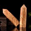 WGPHD Meditation Home 1PCS Natural Wood Graphite Crystal Column Original Stone Grinding Single Meditation Cure six Prism Decoration (Size : 2pcs) view 2