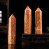 WGPHD Meditation Home 1PCS Natural Wood Graphite Crystal Column Original Stone Grinding Single Meditation Cure six Prism Decoration (Size : 2pcs) view 4