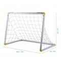 Soccer Net, Sport Portable Soccer Goal Football Post Net Soccer Replacement Net for Soccer Training (12 x 6 foot)