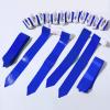 Sintege 14 Pcs Player Flag Football Belt Set, Adjustable Football Flag and Belts Gifts for Youth Adults Sports Training (Blue) view 4